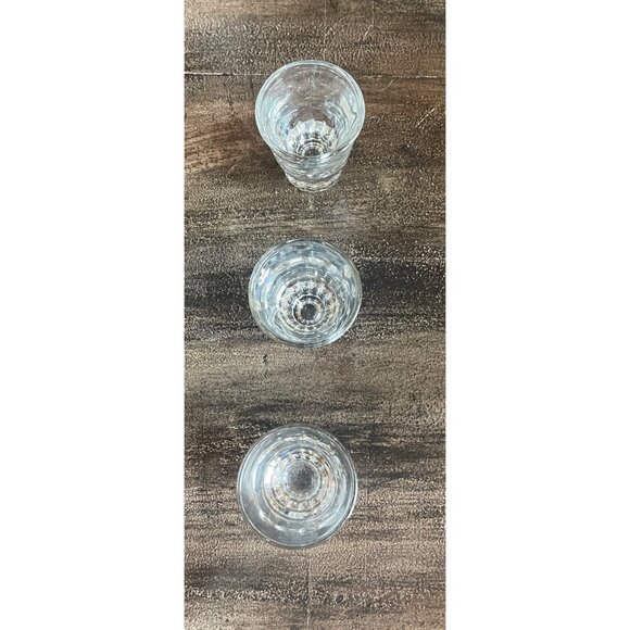 Lot of 3 Libbey Heavy Bottom Shot Glass/Glasses Vintage Barware - Picture 6 of 6